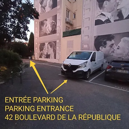 Appartamento Grand Studio, Parking Privé, Cuisine Séparée Cannes